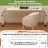 Bedtable, Overbed Table with Wheels, Over The Bed Table, Over The Bed Desk King Size, Rolling Desk Over Bed Adjustable Height, King Beds Rolling Medical Bed Desk, for Hospital and Home (Colo view 4