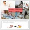 AMUFJJ 12" Tall Wedge Pillow, Triangle Wedge Pillow for Acid Reflux/Leg Swelling/Promotes Circulation/Reduce Fatigue, High Density Sponge Elevated Pillows(Gray) view 2