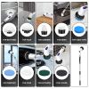 10-in-1 Power Scrubber, Electric Spin Scrubber, Electric Cleaning Brush with Adjustable Stretchable Arm and 10 Replacement Brush Heads, USB Charging for Cleaning Bathroom Bathtub Kitchen Tile Floor view 3