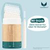VIGOROUS Pack of 80 Sustainable Interdental Brushes - ISO 1, 0.4 mm - Interdental Brushes for Thorough Teeth Cleaning Spaces - Dental Brushes - Practical Interdental Brushes view 2