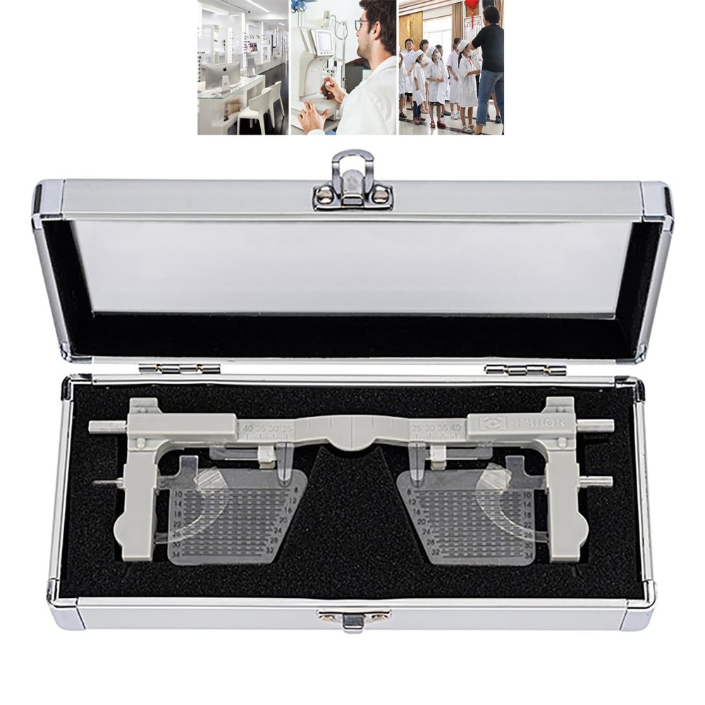 LHQYA Pupil Height Detector, Eye Pupil Measurement Equipment, One-way Interpupillary Distance Range: 25~40mm/2-way Range: 50~80mm/pupil Height Range: 8~34mm, Used In Pupil Examination
