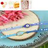 Ghasitaram Gifts Jaiccha Rakhi for Brother Rakhis Online ST24-023- Set of 2 Evil Eye Rakhis with 200 GMS of Besan Barfi and 200 GMS of Kaju Katli view 1