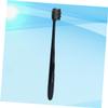 Beaupretty 2pcs Black Toothbrushes Oral Cleaning Micro-Nano Bristle Brush Dental Tool Ergonomic Handle view 4