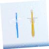 Beaupretty 6pcs Silicone Toothbrush for Training Bristle Design Umbrella-Shaped for Boys and Girls Early Oral Care for Boy Girl and Toddlers view 3