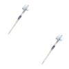 Beaupretty 2pcs Brush False Teeth Cleaning Brush Double-Sided Toothbrush for Dentures and Retainers Gentle Bristles view 1
