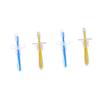 Beaupretty 4pcs Silicone Toothbrush Training Bristle for Boys and Girls Umbrella-Shaped Design for Year Olds and Toddlers Learning to Brush Teeth view 1