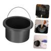 Healeved Wax Heater Inner Pot Aluminum Bowl Non-stick Surface Sturdy Wax Melting Tool Practical Replacement Part Warmers Suitable for Beauty Salons and Personal Use view 3