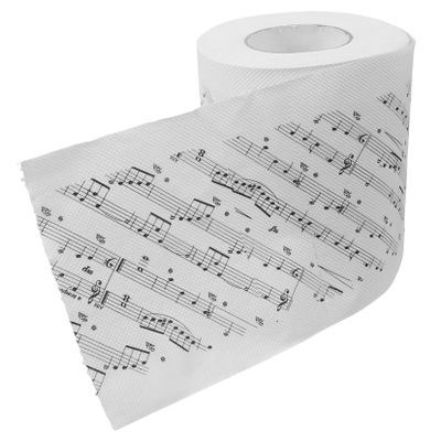 BCOATH Music Notes Toilet Paper Roll with Soft Paper and Versatile Usage for Bathroom Decoration Unique Musical Note-Shaped for Music Lovers and Musicians