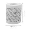 BCOATH Music Notes Toilet Paper Roll with Soft Paper and Versatile Usage for Bathroom Decoration Unique Musical Note-Shaped for Music Lovers and Musicians view 2