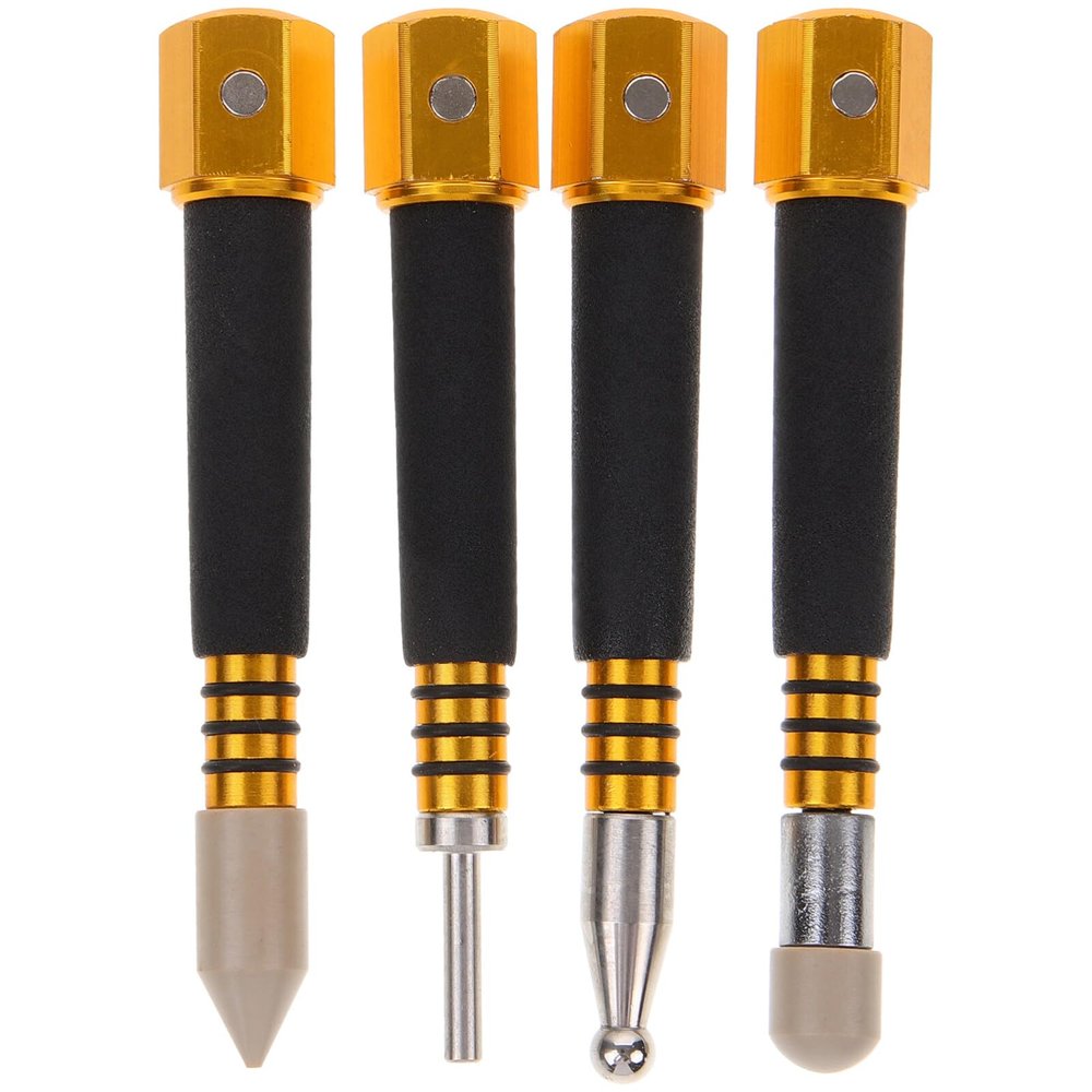 JECOMPRIS 4pcs Pen for Automotive Tools Tap Down Pen Dent Removal Kit Magnetic Tip for Body Repair