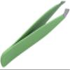 2 pcs Eyebrow Tweezers, Stainless Steel Pointed Slant Tweezer Set, Precision Tweezers for Ingrown Hair, Eyebrows Plucking, Daily Beauty Tool for Women Mens Attractive Design view 3
