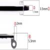 EQQHJL Spectacle arms replacement Eyeglass Replacement Temple Arms Metal Plastic Glasses Replacement Parts Eyeglass Repair Kits view 2