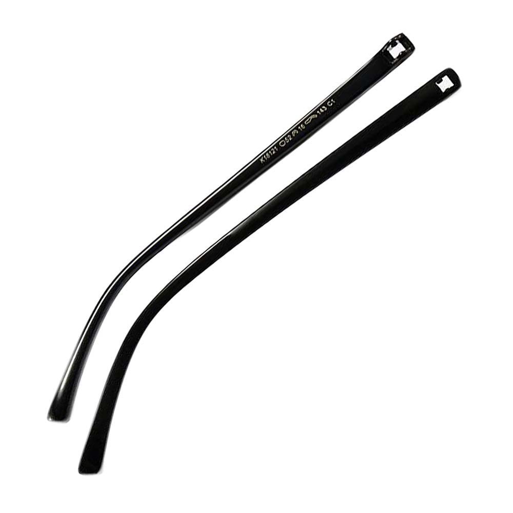 EQQHJL Spectacle arms replacement Vintage Glasses replacement temple legs*Eyewear Leg,1 Pair Black Eyeglass Temples No Screws TR90 Glasses Replacement Arms Eyeglass Repair Parts