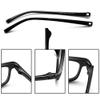EQQHJL Spectacle arms replacement Vintage Glasses replacement temple legs*Eyewear Leg,1 Pair Black Eyeglass Temples No Screws TR90 Glasses Replacement Arms Eyeglass Repair Parts view 4