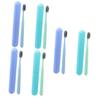 Beaupretty 6pcs Ultra Toothbrush Long Handle Toothbrush Box for Tooth Cleaning Tool for Travel Home Use Gums Care Oral Hygiene view 1