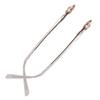 EQQHJL Spectacle arms replacement Vintage Glasses replacement temple legs*Eyewear Leg,1 Pair Women White Replacement Temples Arms Metal Rimless Eyeglass Accessories view 1