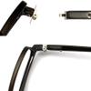 EQQHJL Spectacle arms replacement Eyeglasses Replacement Accessories,1 Pair Gradient Color Plastic Glasses Temple Eyeglasses view 2