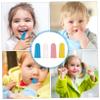 Beaupretty 8pcs Silicone Finger Toothbrush Boy Girl Boy Girl Teeth Clean Tool and Oral Care for Home Use Random Color view 2