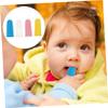 Beaupretty 8pcs Silicone Finger Toothbrush Boy Girl Boy Girl Teeth Clean Tool and Oral Care for Home Use Random Color view 4