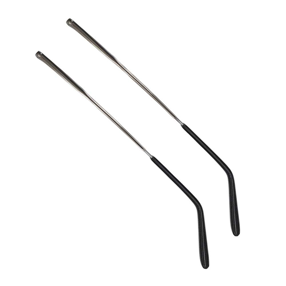 EQQHJL Spectacle arms replacement Metal Eyeglass Temples Arms Glasses Replacement Parts Double Teeth Spacing 1mm Sunglasses Frame