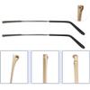 EQQHJL Spectacle arms replacement Metal Eyeglass Temples Arms Glasses Replacement Parts Double Teeth Spacing 1mm Sunglasses Frame view 4