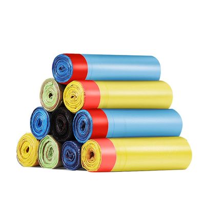 TAKOXIA Drawstring Trash Bags Small Kitchen Garbage Bag Strong for Bathroom Bedroom Home Office k/Tear 75/15 Counts