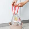 TAKOXIA Drawstring Trash Bags Small Kitchen Garbage Bag Strong for Bathroom Bedroom Home Office k/Tear 75/15 Counts view 2