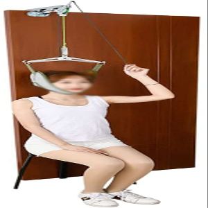 Over The Door Posture Corrector Household Cervical Traction, Door Suspension Neck Stretch Correction Device,Overhead Traction Stretcher for Neck Pain Relief Cervical Neck Traction Device Beauty Comes