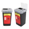 2pcs Blade Disposal Container Case Openable Cover Waste Blades Storage Box for Barber Shop view 4