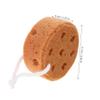 TOGEVAL 3pcs Bath Exfoliating Sponge Set with Honeycomb Foam Texture Back Scrubber and Skin Cleaning Shower Sponges for Adults and Children for Daily Bath view 3