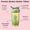 KANGSIT Protein Shaker Bottle with Mixing Ball, BPA- and DEHP-free, Leakproof Flip On Lid- Protein & Supplement Shaker Bottle 700ml (Green) view 2