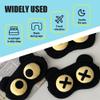 2PCS Cute Eye Mask for Sleeping - Soft Lightweight Eye Cover with Adjustable Strap, Funny Sleep Mask, Eyeshade Covers, Sleeping Mask for Kids Women Men Travel Nap Blindfold Game view 3
