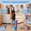 10 Pack - Large Microfiber Tube Mop 400GSM - Heavy Duty Industrial Wet Mop Head Refill,Commercial, Thick Fiber, Replacement Heads, Extra Absorbent view 4