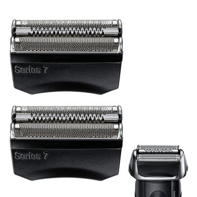 70B Series 7 Electric Shaver Replacement Head Accessories Compatible with Series 7 Foil & Cutter Razor Heads, Compatible with S7 Replacement Head 720cc, 730cc, 735s, 750cc Etc, Pack of 2