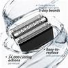 70B Series 7 Electric Shaver Replacement Head Accessories Compatible with Series 7 Foil & Cutter Razor Heads, Compatible with S7 Replacement Head 720cc, 730cc, 735s, 750cc Etc, Pack of 2 view 4