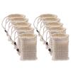 Mumuve 10pcs Soap Bag Natural Sisal Soap Bag For Shower Reusable Bath Soap Bags With Drawstring Bubble view 1