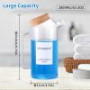 Glass Laundry Detergent Dispenser with 7Pcs Labels,60.9oz1800ml Liquid Laundry Detergent Dispenser,Laundry Containers for Organizing Liquid Detergent Dispenser Laundry Soap Dispenser view 2