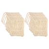 Mumuve 10pcs Soap Bag Natural Sisal Soap Bag For Shower Reusable Bath Soap Bags With Drawstring Bubble view 1