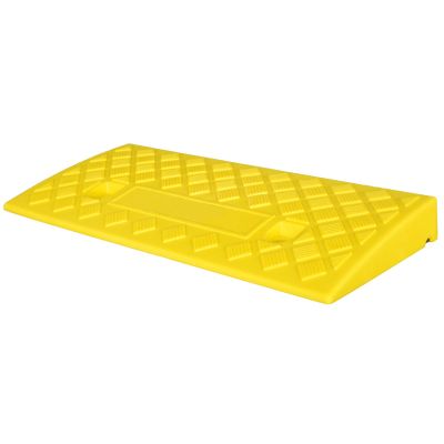 Plastic Portable Curb Ramp, Yellow Car Ramps, Threshold Ramp for Driveway, Loading Dock, Sidewalk, Car, Scooter, Bike, Motorcycle(50x22x4cm)