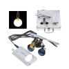 Medical Magnifier With Headlights 2.5x 3.5x Dental Loupes Oral Dental Ear And Nose Plastic Surgery Magnifying Glass With Box(3.5X, Silver) view 1
