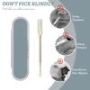 2024 New 2 in 1 Nose Hair Trimmer, Manual Rotary Nose Hair Cleaner and Trimmer, Washable Nose Hair Trimmer, Portable Nose Hair Trimmer for Women and Men (4 view 3