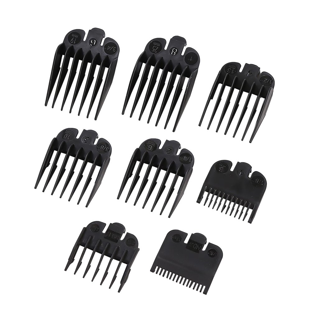 8 PCS Hair Clipper Guards, 8 Sizes Hair Clipper Guards Combs Replacement Hair Clippers Attachment for Clippers Trimmers, for Adults, Children, Pets