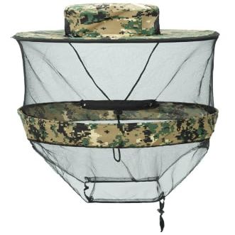 Midge Head Net Mosquito Head Net with Removable Mesh Hidden Netting for Outdoor Gardening Beekeepin Fishing, Protection from Sun and Insect (Camouflage)