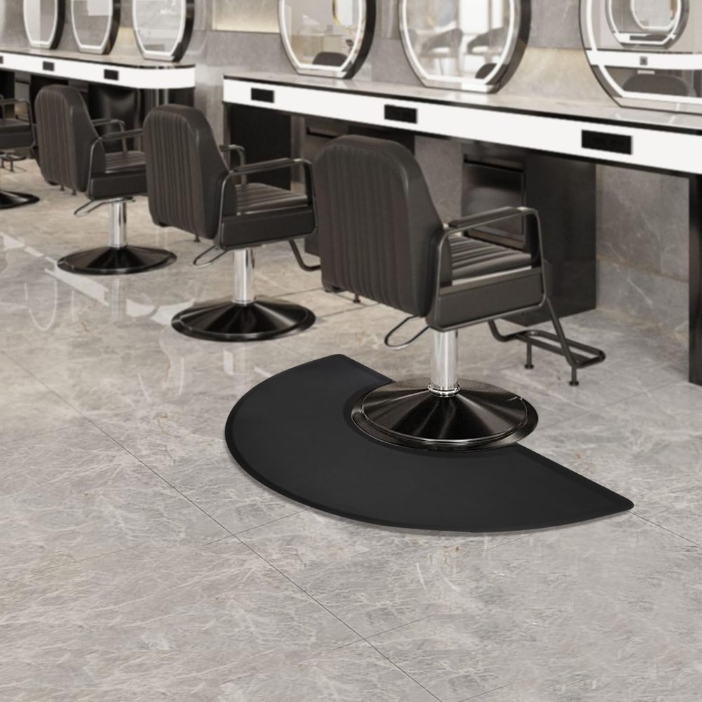 18mm Thick Anti Fatigue Mat for Hairstylist Standing,3ft x 5ft Salon Floor Mat Barber Shop Chair Mat for Chair Base Hair Stylist Beauty Floor Mats