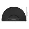 18mm Thick Anti Fatigue Mat for Hairstylist Standing,3ft x 5ft Salon Floor Mat Barber Shop Chair Mat for Chair Base Hair Stylist Beauty Floor Mats view 2