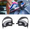 2PCS Exercise Bike Pedals with Straps PP PVC Stainless Steel Universal Adjustable Exercise Bike Pedals Clips for Home Gym Cycling view 2