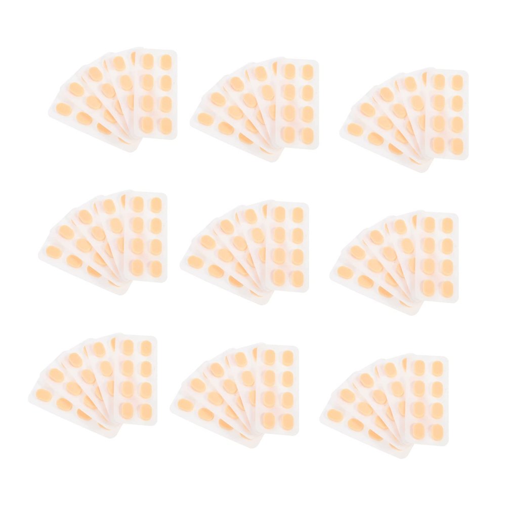Didiseaon 160pairs DIY Eyeglass Nose Pads Self-adhesive Nose Pads for Glasses Slip Glasses Grips for Daily Comfort