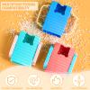 3 Pcs Juice Box Holder Squeeze Proof Juice Bag Holder Adjustable Folding Flipping Holder Yogurt Holder with Handles Prevent Messes and Support Self Feeding Reusable Food Holder for Baby view 3
