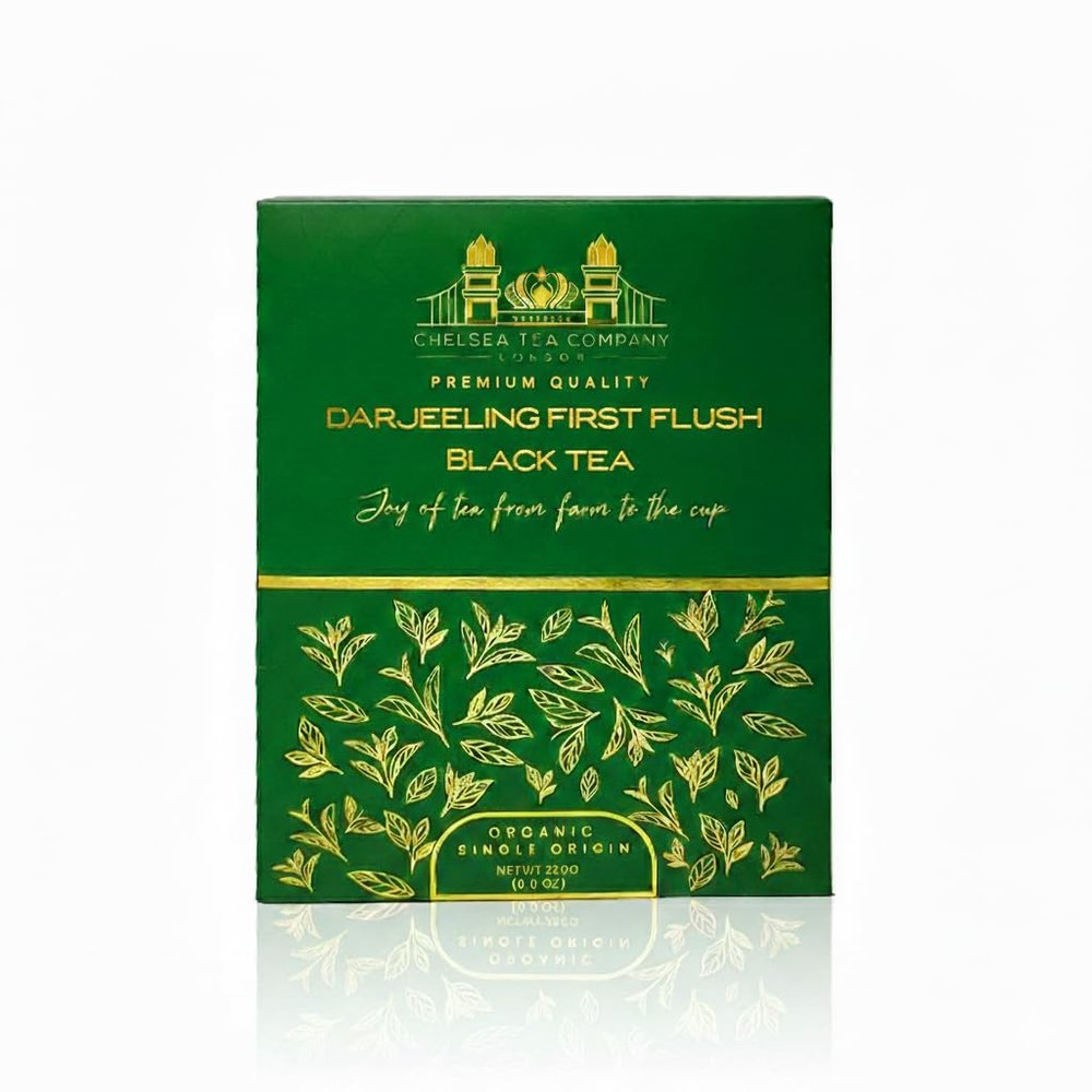 CHELSEA Organic First Flush Darjeeling Tea 100g Premium Loose Leaf Tea, Fresh Spring Harvest with Exquisite Aroma