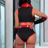 MOVAWAKY Women Sexy Lingerie Set,Women's French Maid Outfit Ladies Cosplay Costume Long Dress Plus Size Sexy Outfits for Women Anime Cosplay Lolita Fancy Dress Sexy Maid view 4